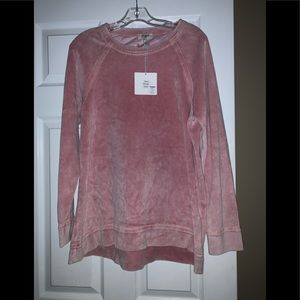 NWT UMGEE  Blush Tunic Sweatshirt wms large